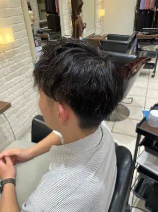 メンズ 🩵RIKO🩵 透明感カラー🫧のヘアスタイル