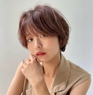 ショート カラー mee.表参道所属・ボブ/ショート /パーマ/shinのヘアスタイル