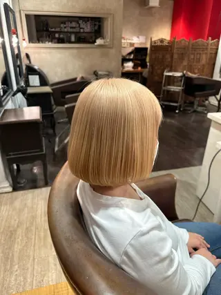 ショート カラー MONIQA所属・🐲RYUKI メンズブリーチのヘアスタイル