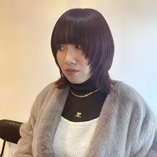 セミロング カラー モデル様募集中🧡 nanamiのヘアスタイル