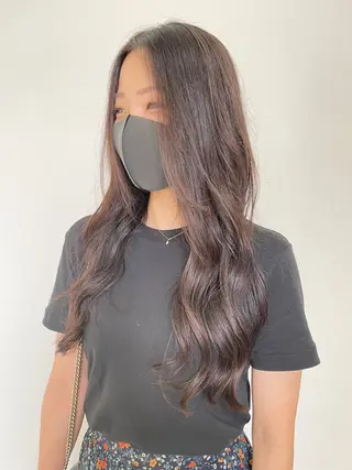 ロング パーマ 【AMANEQ】 yuka🦋のヘアスタイル