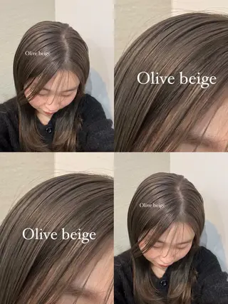 セミロング 透明感カラー🤎/ ツヤカラー/さくらのヘアスタイル