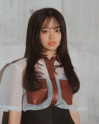 ロング カラー レイヤー/柔色 カラー/SAkiのヘアスタイル