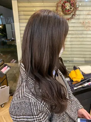 ロング ⭐️透明感カラー/ パーマ⭐️宮野翔のヘアスタイル