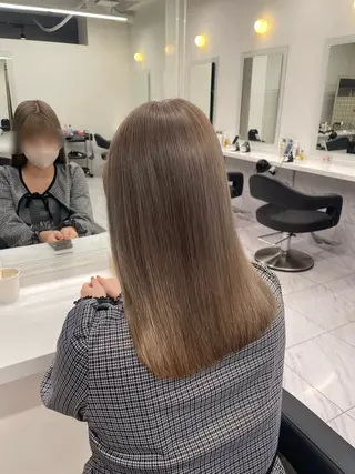 ミディアム カラー 🎀暖色/ラベンダー /paru🤍のヘアスタイル