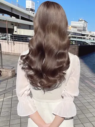 ロング SALOWIN 川崎店所属・ブリーチなしで透明感 🌙有沢透羅のヘアスタイル