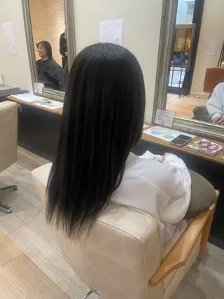 ロング カラー 松尾 遥花のヘアスタイル