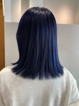 セミロング カラー uyu所属・♡kyoka /  uyu♡のヘアスタイル