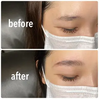 アイブロウ putri店長 和田鈴采のヘアスタイル