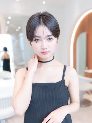 ショート カラー 渋谷ボブ/レイヤー ボブ田中航平のヘアスタイル