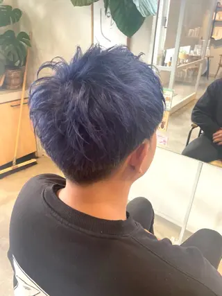 カラー メンズ チグサ ミウのヘアスタイル