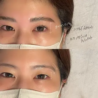 マツエク・マツパ アイブロウ GO TODAY SHAiRE SALON Vellmie店所属・吉祥寺kasumi 🌛eye/browのマツエク・マツパデザイン