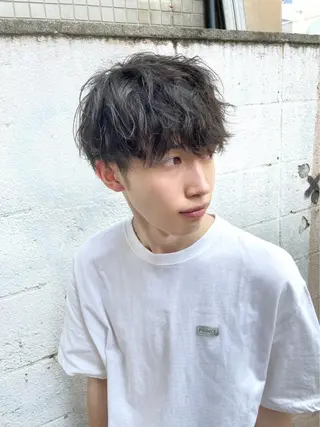 ミディアム 渋谷 メンズヘア⭐️ タニグチヨシユキのヘアスタイル