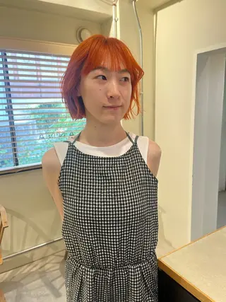 ミディアム カラー 🦮shiori アイドルオタク🦮のヘアスタイル