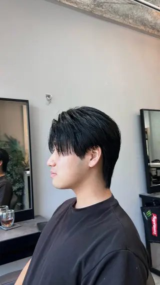 ショート パーマ メンズ Alo所属・💥メンズパーマ /表参道/モント💥のヘアスタイル