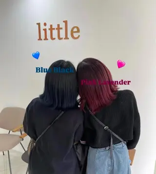 ミディアム カラー Nanami little 渋谷のヘアスタイル