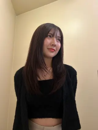 セミロング カラー ヘアアレンジ ☕️結【suii.】 ボブ/ヘアセット☕️のヘアスタイル