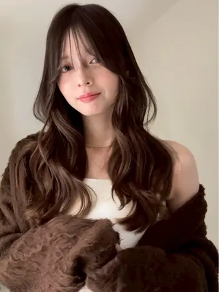 ロング カラー ヘアアレンジ ✨レイヤーカット/透 名感カラー特化✨のヘアスタイル