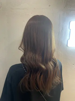 ロング 田中 志織のヘアスタイル