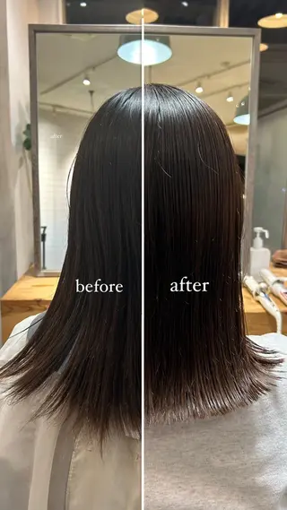 ミディアム 艶カラー/レイヤー 🦋AKARI🦋のヘアスタイル