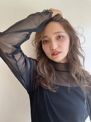 ロング カラー GOAT_茅ヶ崎 キシ サクラのヘアスタイル