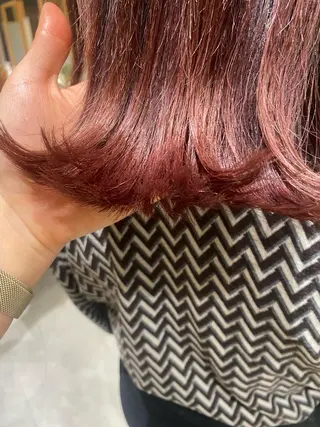 カラー AO所属・RISAKO 艶髪モテヘア🎀府中のヘアスタイル