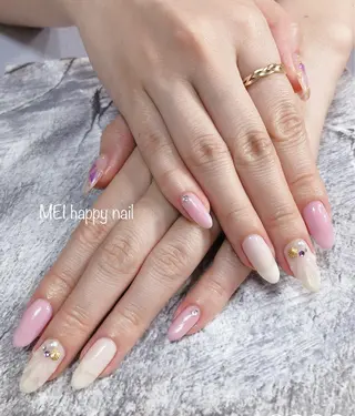 ネイル 北浦和 自爪育成ケアのネイルデザイン