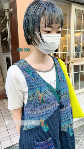 ショート カラー ヘアアレンジ 🌿ショート🌿 パーマ🌿淳平のヘアスタイル