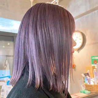 ミディアム カラー wakana 【ブリーチカラー】のヘアスタイル