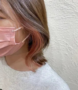 ミディアム カラー ete所属・Rina 𓍯のヘアスタイル