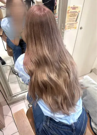 ロング カラー レイヤーカット🪽 𝐼𝐾𝑈𝑀𝐼のヘアスタイル