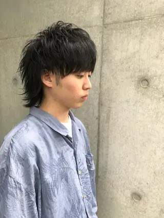 メンズ 森本裕/オーナー/ スパイラルパーマのヘアスタイル