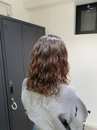 ミディアム 🌀ボブ／ミディアム パーマ🌀ayaのヘアスタイル