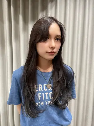 ロング カラー 表参道/赤み無し 透明感 colorのヘアスタイル