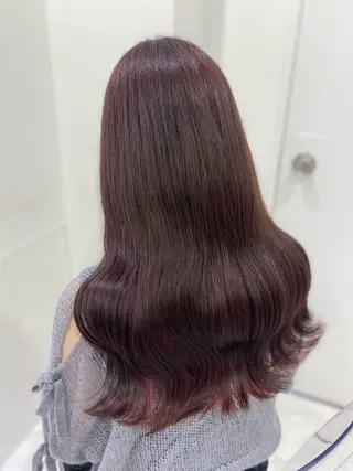 ロング カラー ガーリー♡女の子っぽ ヘア♡ピンクカラー♡のヘアスタイル