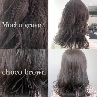 セミロング カラー パーマ ヘアアレンジ メンズ キッズ ネイル マツエク・マツパ Rene'所属・当日予約⭕️ yuriのヘアスタイル