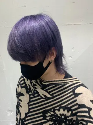 ショート カラー ヘアアレンジ SALOWIN原宿ash店所属・憧れの艶ハイトーンへ 🌙サイダサキのヘアスタイル