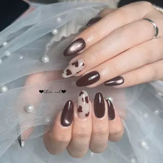 ネイル サイナ🎀 長さだし&デザインのネイルデザイン