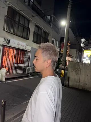 ショート カラー メンズ 吉武 茂暉のヘアスタイル