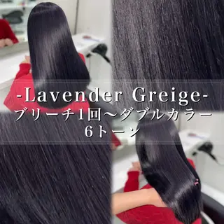 ロング カラー ヘアアレンジ 💓ブリーチ特化 透明感💓あい💓のヘアスタイル