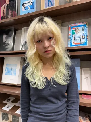 セミロング カラー Daisy🎀天神・ 大名サロン🎀Rioのヘアスタイル