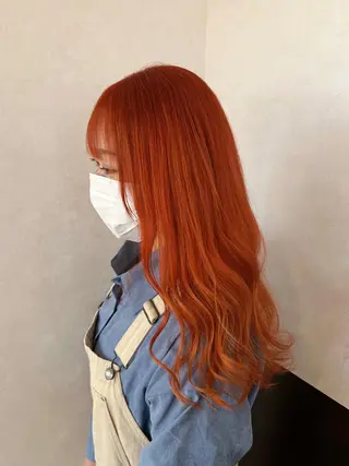 カラー nehus nagaoka所属・🖤複雑履歴ブリーチ Mizuki 🖤のヘアスタイル