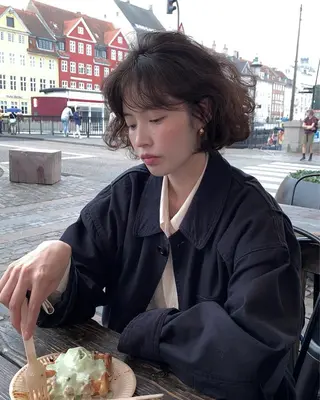 ミディアム パーマ お悩み解決パーマ hana🩰のヘアスタイル