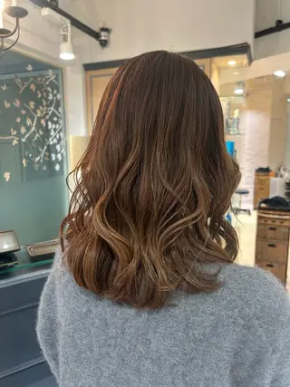 カラー momoha 『モテヘア🍓』のヘアスタイル