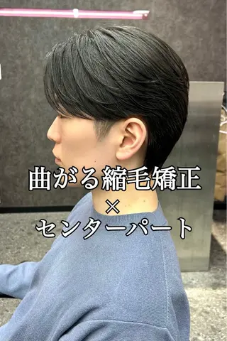 ショート パーマ メンズ メンズスタイリスト 前田雄輝のヘアスタイル