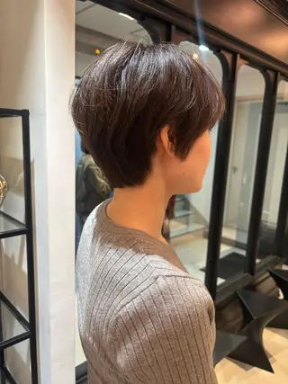 ショート riria/ボブ /ブラウンカラー🎀のヘアスタイル