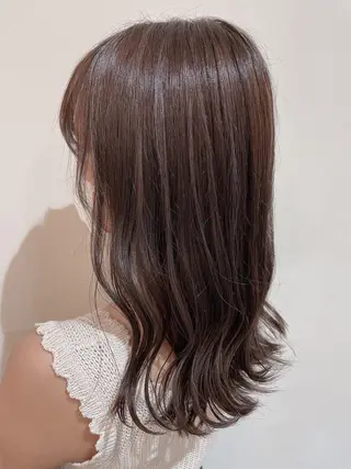 セミロング カラー 🦖鶴岡香純🦖 育休中のヘアスタイル