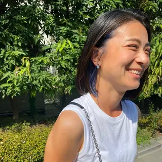 ミディアム カラー YURI/20〜 30代メンズ/恵比寿のヘアスタイル