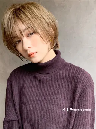 ショート ショートボブ/ 無料カット/荒砂のヘアスタイル