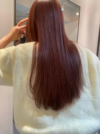 ロング カラー パーマ riria/ボブ /ブラウンカラー🎀のヘアスタイル